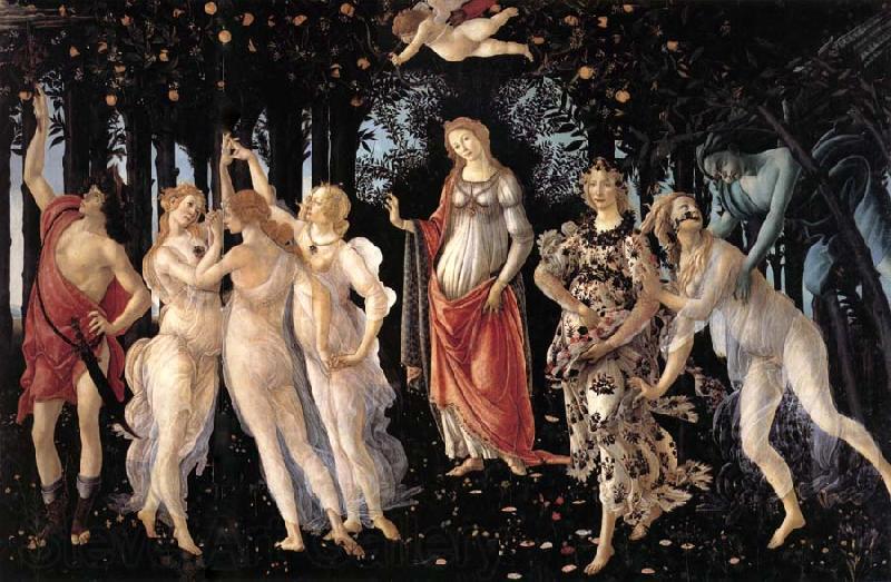Sandro Botticelli Primavera-Spring Norge oil painting art